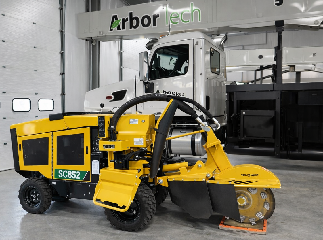 Professional stump grinding service